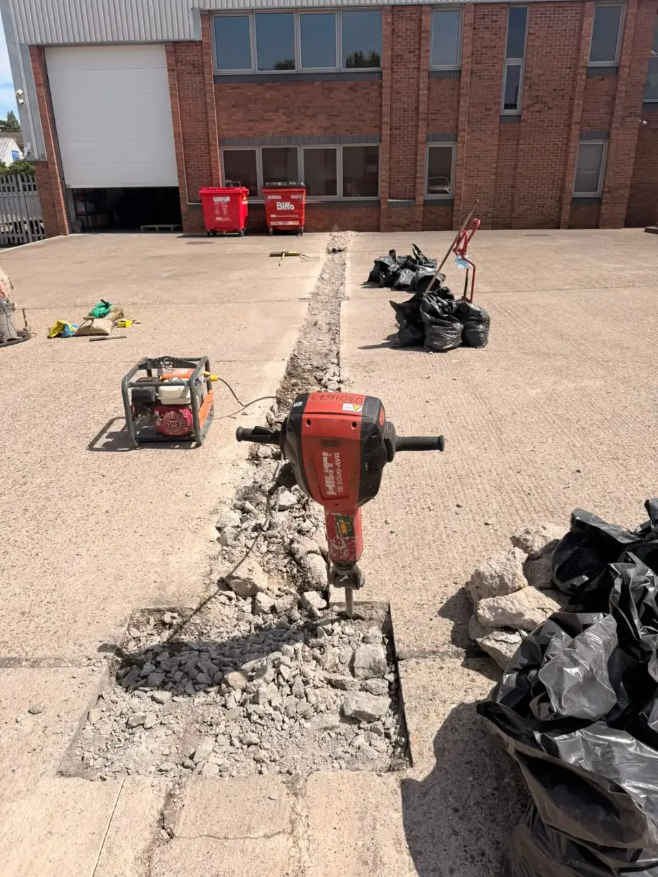 Industrial Estate Surface Repairs — commercial M&E and property maintenance by Ascot Drainage